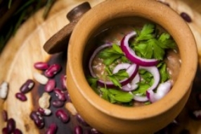 Лобио красное с орехами